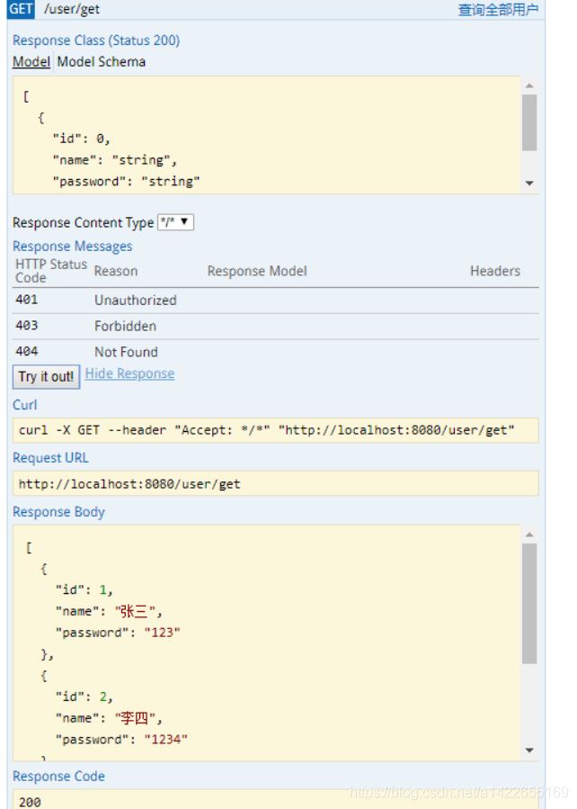 在SpringBoot項(xiàng)目中的使用Swagger的方法示例