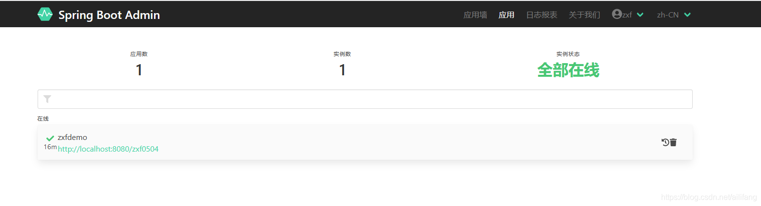 Spring Boot Admin的使用詳解(Actuator監控接口)