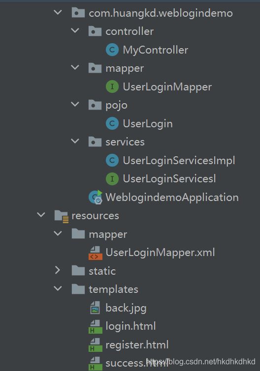 SpringBoot+Mybatis實現(xiàn)登錄注冊的示例代碼