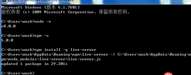 javascript - window下npm依賴安裝問題