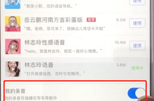 高德地圖設(shè)置自己聲音必報線路的具體操作步驟