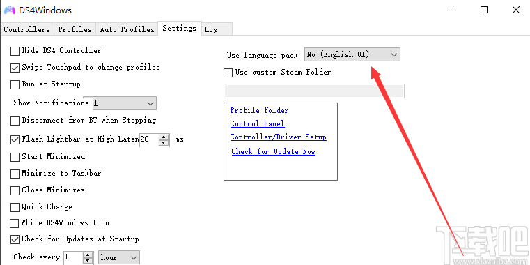 ds4windows設置中文的方法
