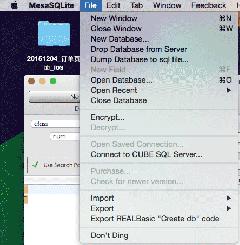 SQLite數(shù)據(jù)庫常用語句及MAC上的SQLite可視化工具M(jìn)easSQLlite使用方法