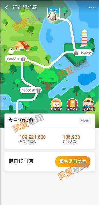 支付寶行走積分賽走多少步才能獲得積分?