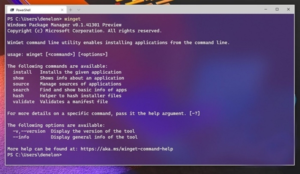 win10新功能軟件包管理器發布 輕松完成軟件安裝
