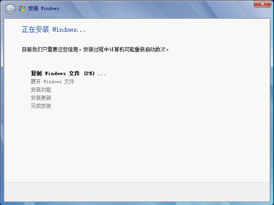 原版Win7系統(tǒng)安裝教程
