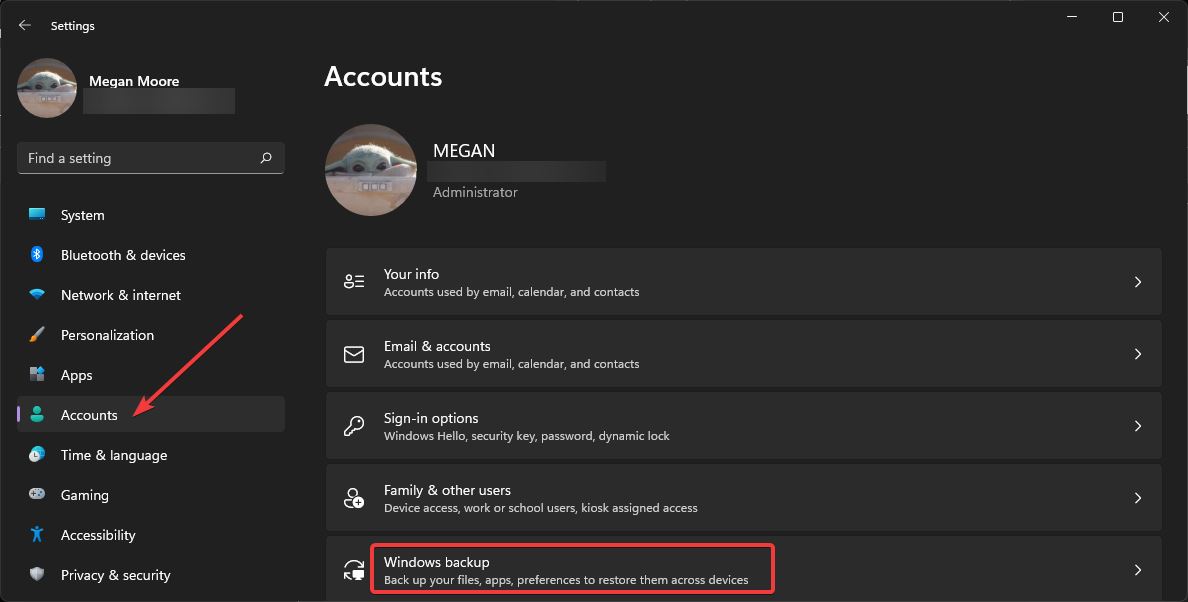 Windows11打開設備同步備份功能技巧分享