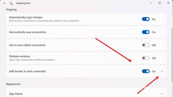 Win11怎么給截圖工具添加邊框