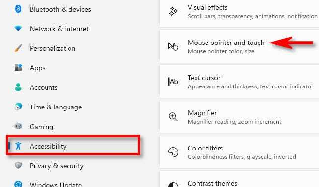 win11鼠標大小怎么變更