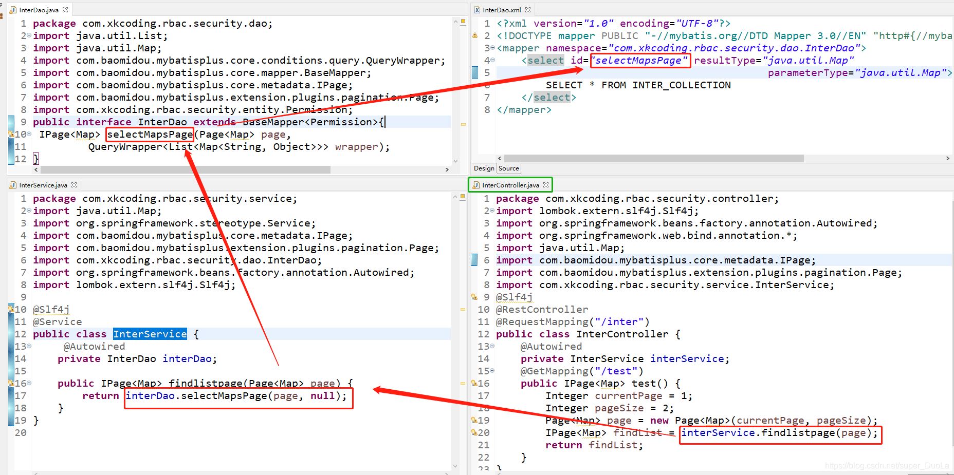Springboot中MyBatisplus使用IPage和Page分頁的實(shí)例代碼