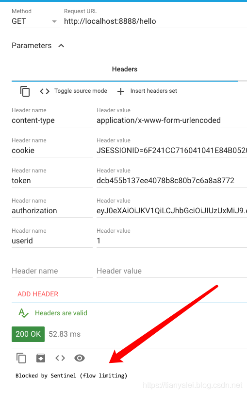 SpringBoot基于Sentinel在服務上實現接口限流