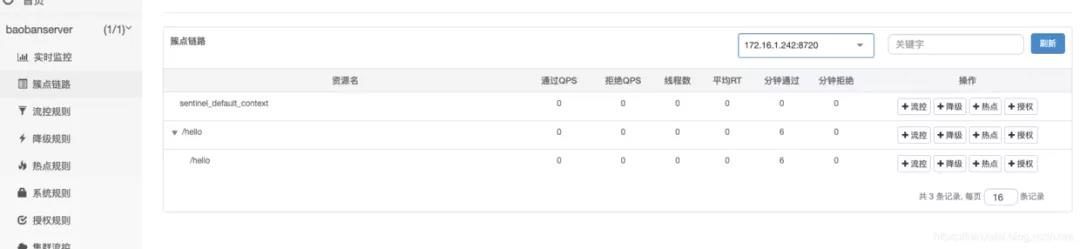 SpringBoot基于Sentinel在服務上實現接口限流