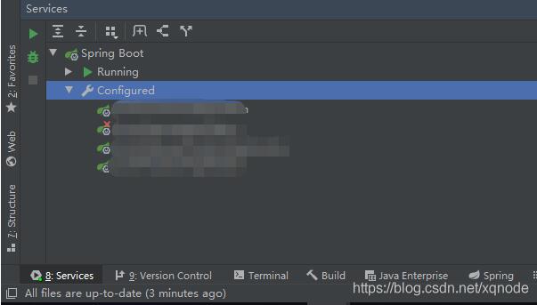 idea顯示springboot多服務(wù)啟動(dòng)界面service操作