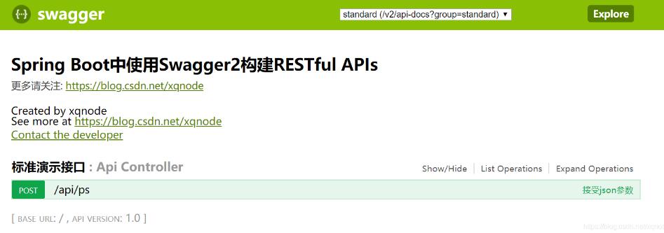 SpringBoot集成swagger-ui以及swagger分組顯示操作