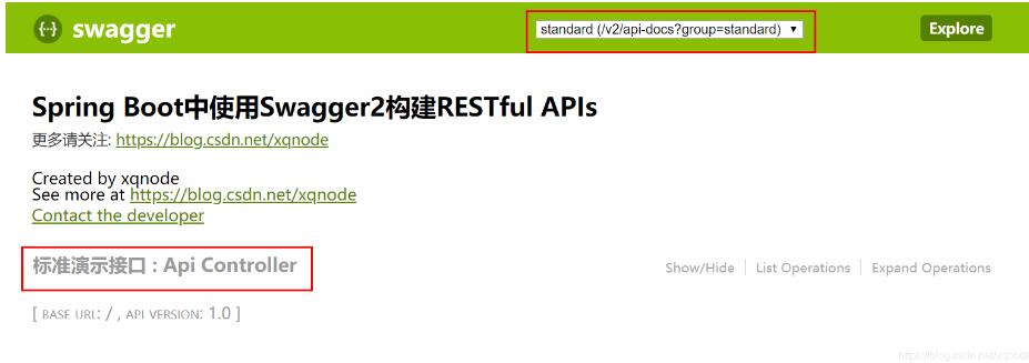 SpringBoot集成swagger-ui以及swagger分組顯示操作