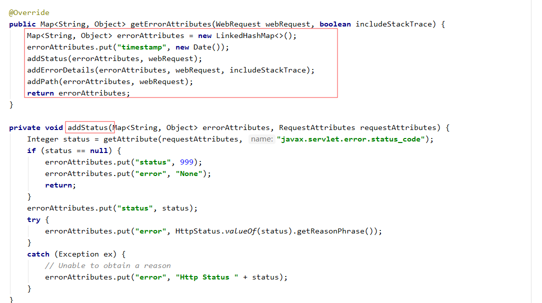 Springboot如何實現自定義異常數據
