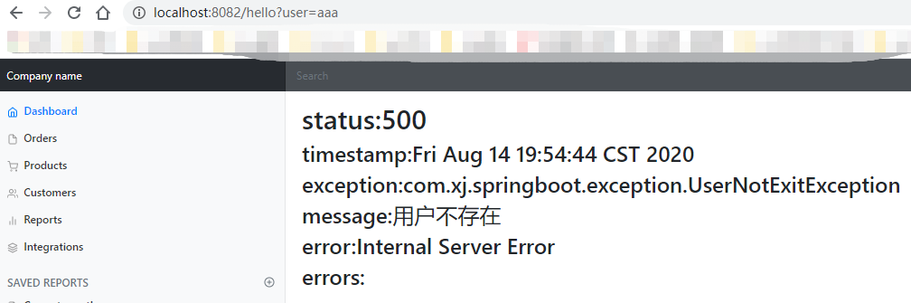 Springboot異常錯(cuò)誤處理解決方案詳解