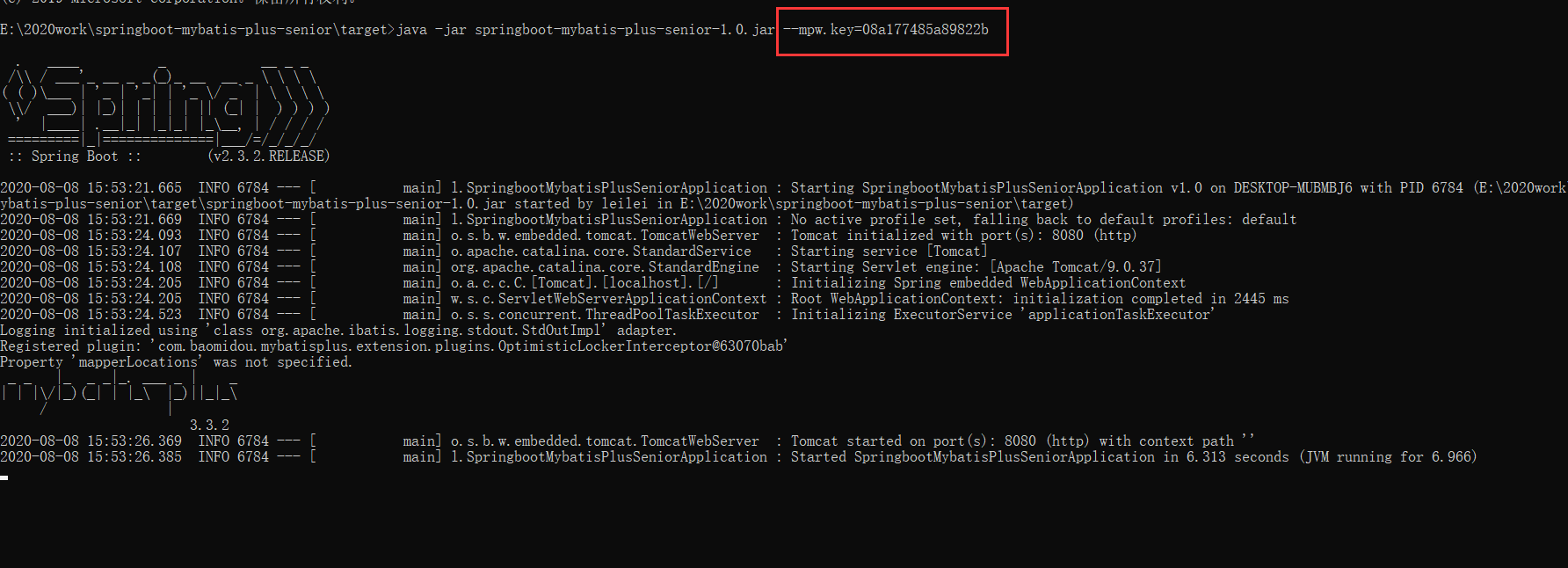 springboot2.3 整合mybatis-plus 高級功能(圖文詳解)