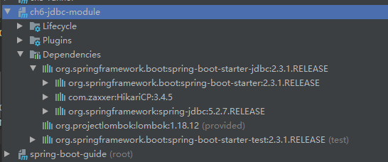 SpringBoot2.x入門教程之引入jdbc模塊與JdbcTemplate簡單使用方法