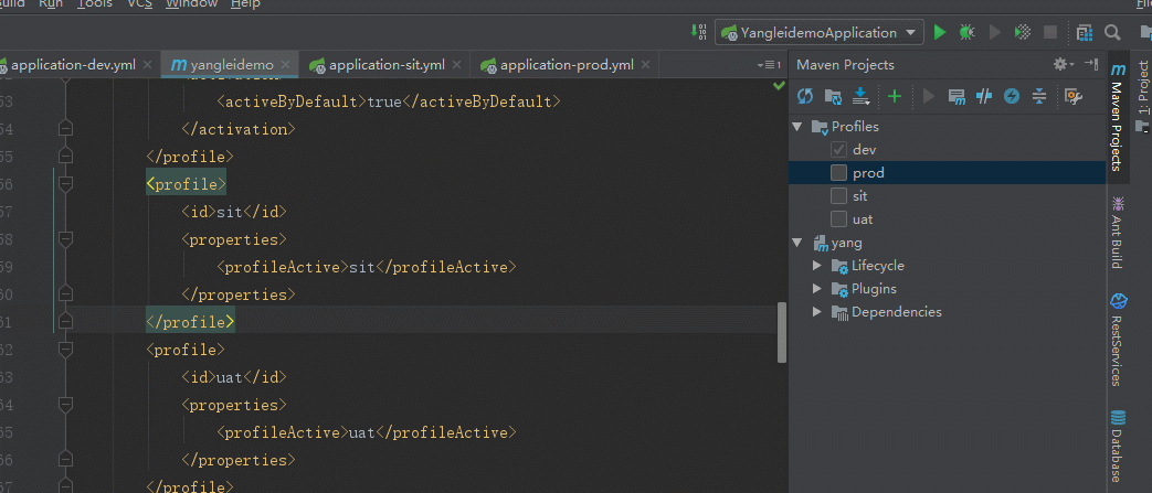 springboot 多環(huán)境配置 yml文件版的實現(xiàn)方法