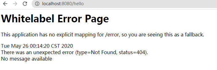 Springboot整合freemarker 404問題解決方案