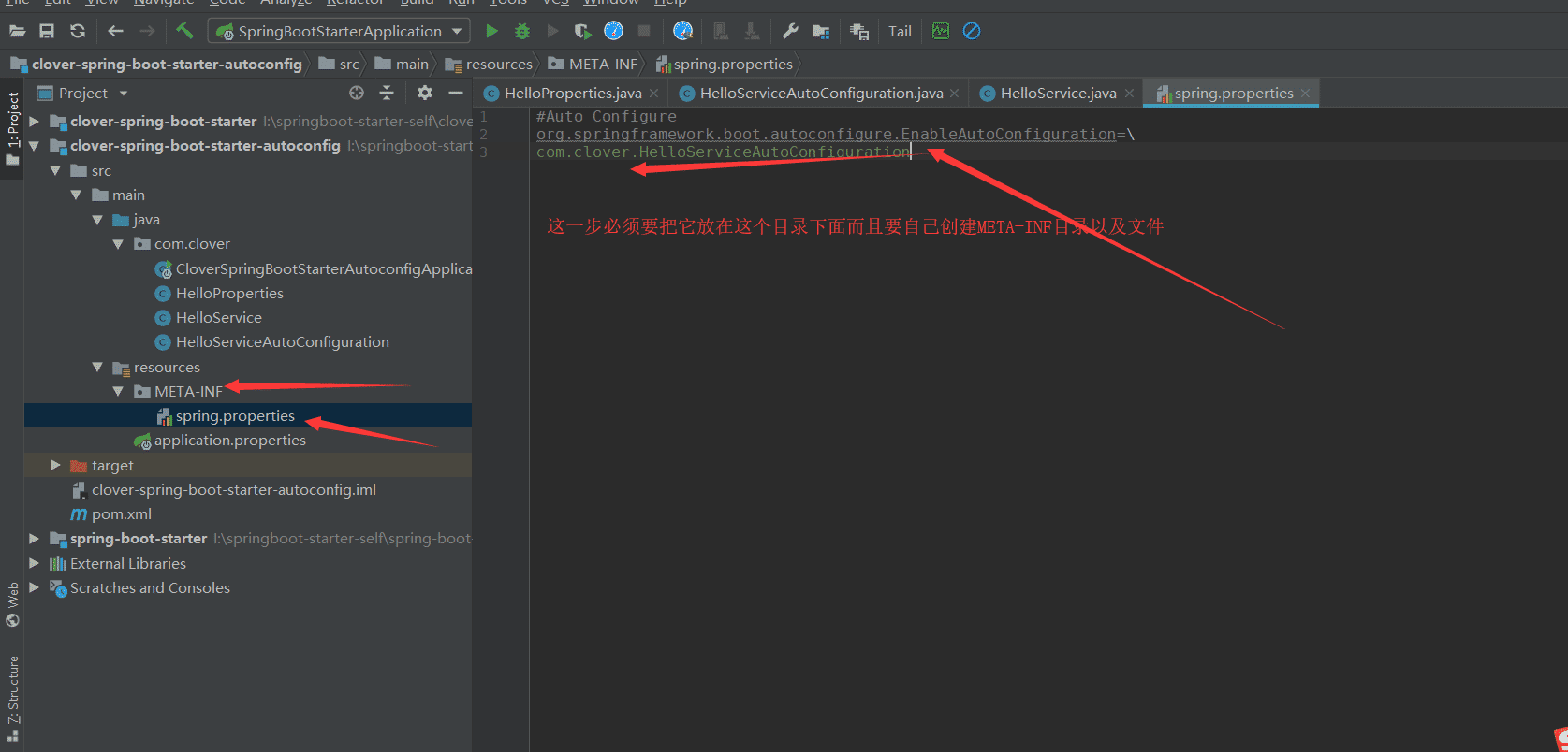 手動(dòng)構(gòu)建springBoot啟動(dòng)器過程圖解