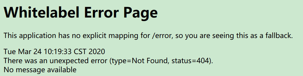 Springboot錯誤處理機制實現原理解析