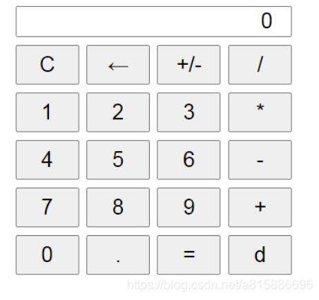 javascript實(shí)現(xiàn)簡(jiǎn)易計(jì)算器功能