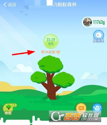 支付寶螞蟻森林怎么幫好友收能量 幫好友收能量教程