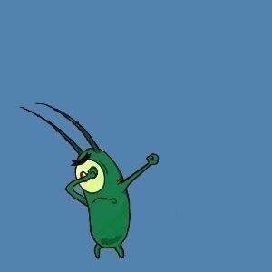 抖音海綿寶寶五黑高清頭像分享