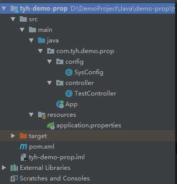 spring boot項目application.properties文件存放及使用介紹