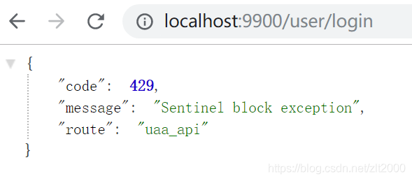 spring cloud zuul 與 sentinel的結合使用操作