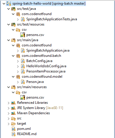 Spring Batch 入門示例
