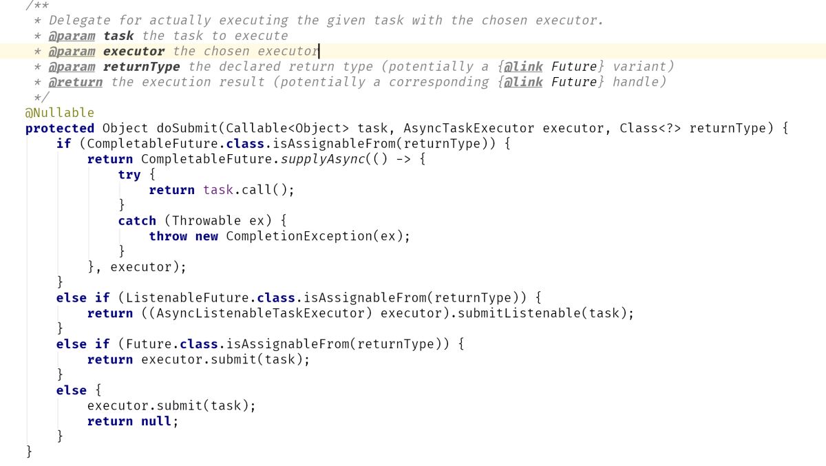 spring boot使用@Async異步注解的實現原理+源碼