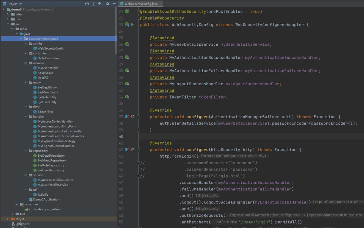 基于Spring Security前后端分離的權(quán)限控制系統(tǒng)問題