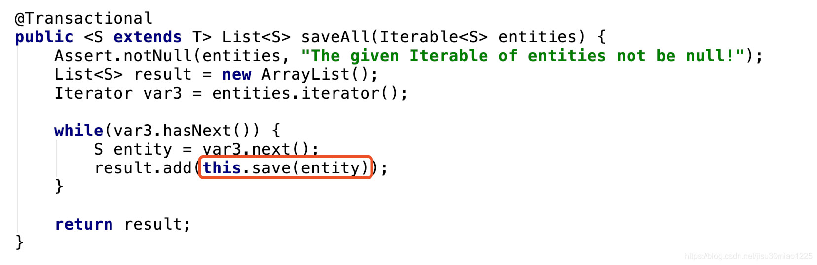 解決spring data jpa 批量保存更新的問(wèn)題