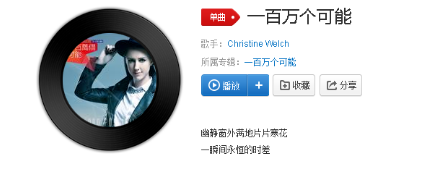 抖音在一瞬間有一百萬個可能是什么歌?完整版歌詞分享