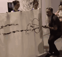 【抖音“滋墨大師”是誰】針管噴墨畫畫大師個人資料分享