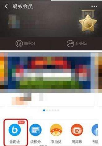 支付寶備用金在哪里_支付寶備用金是什么