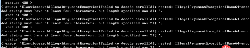 javascript - elasticsearch.js&nodejs   scoll方法的問(wèn)題