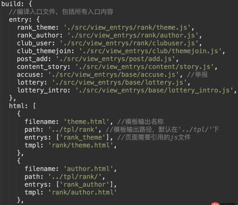 javascript - webpack多頁面打包的問題