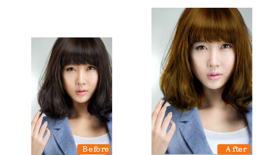 美圖秀秀如何應用局部變色筆?