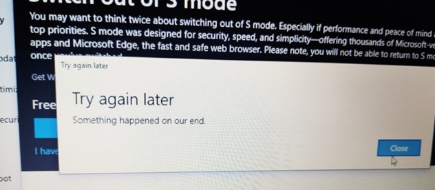 windows10s模式不能退出怎么辦