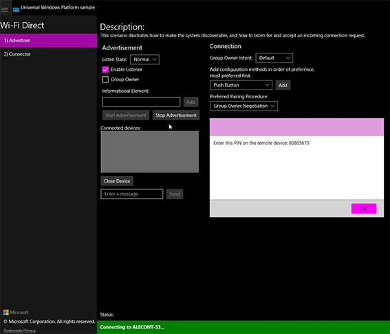 Windows10設(shè)備如何使用wifi direct
