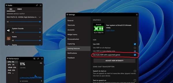 win11獨(dú)占功能上線 自動(dòng)HDR功能讓游戲畫面更好