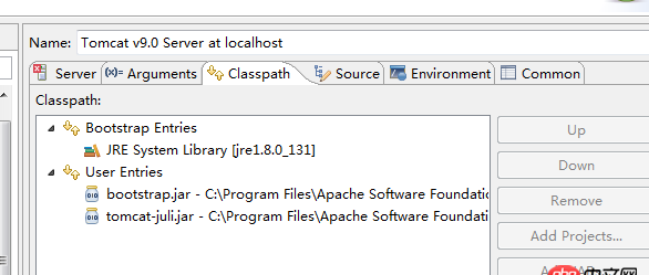java - eclipse run on server， classpath， not find springmvc.xml