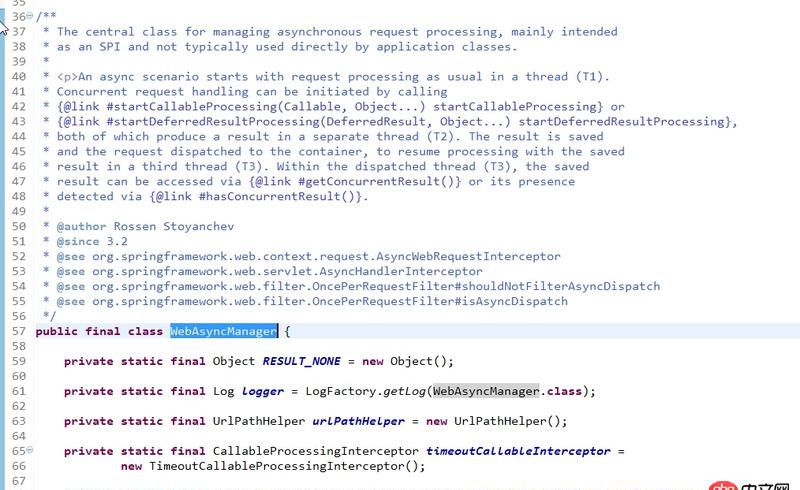 java - Spring 中的WebAsyncManager 有什么應用場景？