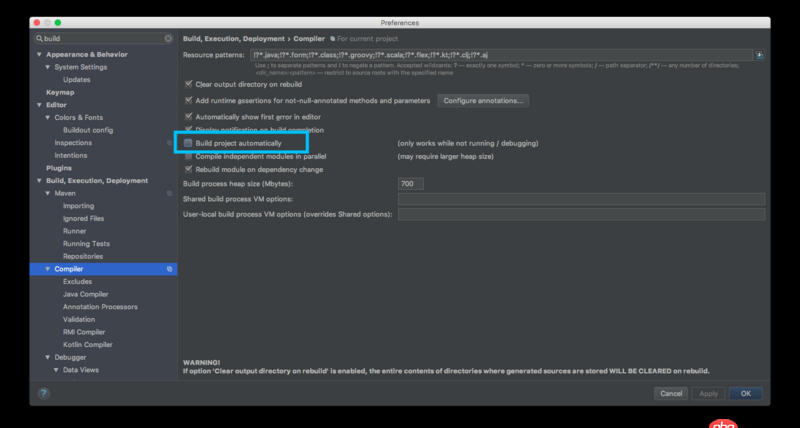 java - idea能不能像STS那樣直接通過保存快速重啟Spring Boot項目