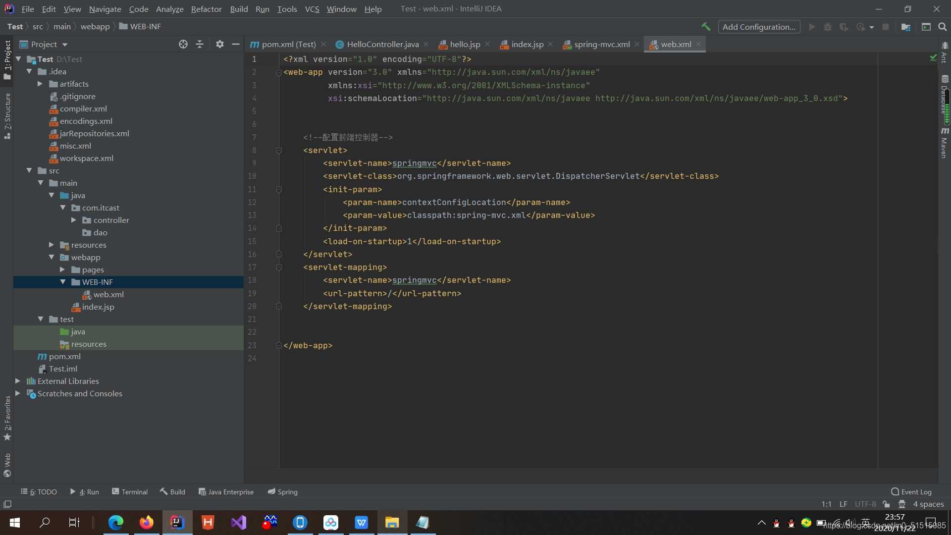 Spring MVC創建項目踩過的bug