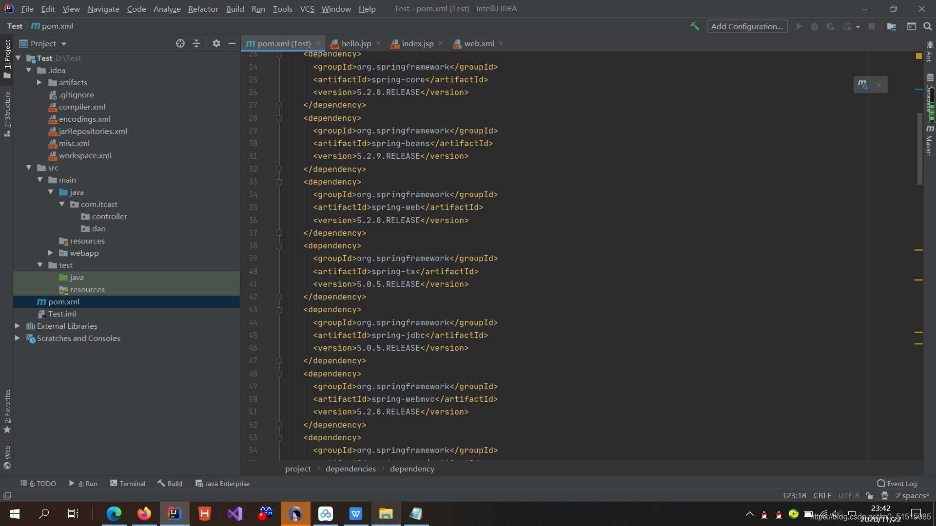 Spring MVC創建項目踩過的bug